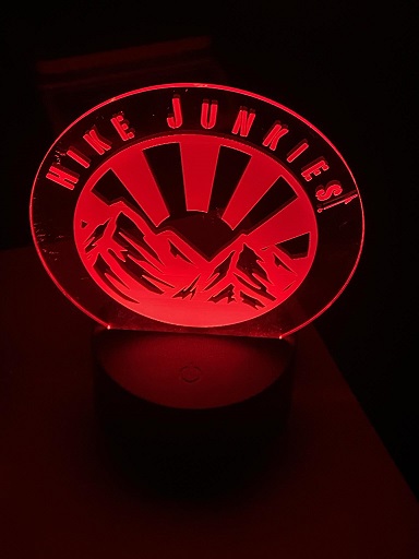 3D LED Hike Junkies Night Light